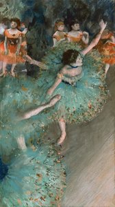 Swaying Dancer Dancer in Green, 1877-1878 af Edgar Degas