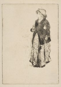 Skuespillerinden Ellen Andrée, 1879. af Edgar Degas