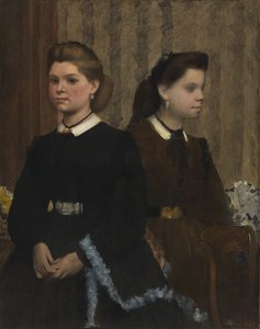 Søstrene Bellelli (Giovanna og Giuliana Bellelli) af Edgar Degas