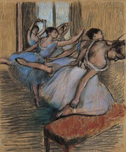 Danserne, ca. 1900 (pastel og kul på papir) af Edgar Degas