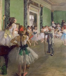 The Dancing Class, ca. 1873-76 (olie på lærred) af Edgar Degas