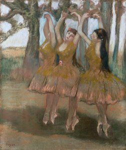 Den græske dans, ca. 1881 af Edgar Degas