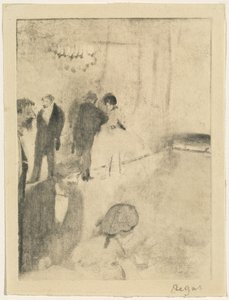 Det grønne rum, ca. 18761877. af Edgar Degas