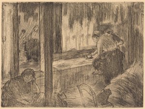 The Laundresses (Vaskerierne (Strygningen)) af Edgar Degas