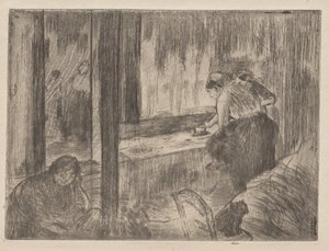 Vasketøjerne af Edgar Degas