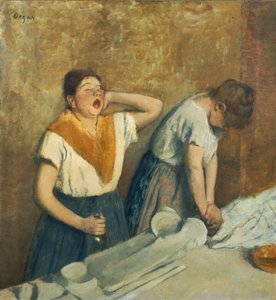 Vasketøjerne af Edgar Degas