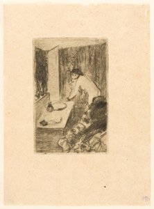 Det lille omklædningsrum af Edgar Degas
