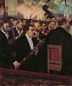 Operaorkesteret, ca. 1870 (olie på lærred) af Edgar Degas