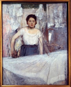 Jernværket Maleri af Edgar Degas (1834-1917) 1869 søn. 0,92x0,72 m München, Neue pinakothek af Edgar Degas