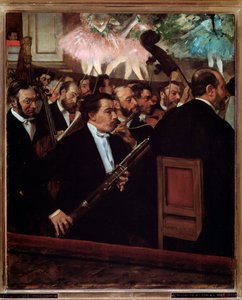 Orkestret på Operaen i Paris af Edgar Degas