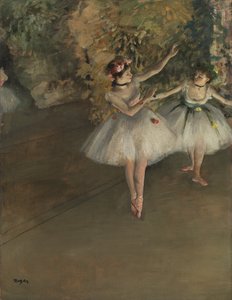 To dansere på en scene, ca. 1874 af Edgar Degas