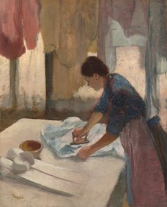 Kvindestrygning, påbegyndt ca. 1876, afsluttet ca. 1887. af Edgar Degas