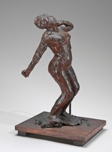 Kvinde, der strækker sig, ca. 18961911. af Edgar Degas