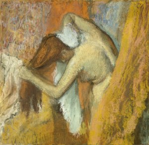Kvinde ved sit toilet af Edgar Degas