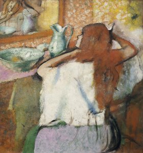 Kvinde ved sit toilet af Edgar Degas
