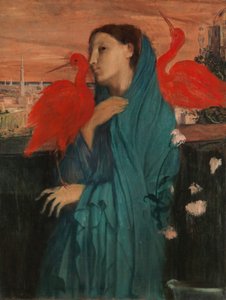 Ung kvinde med Ibis, 1860-62.