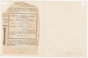 Indsendelse til en aviskonkurrenceredaktør, 1917 af Edgar Fryer