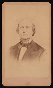 Portræt af Ezra Bartlett French 1810-1880, før 1880. af Edgar J Pullman