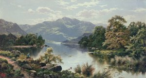En søscene i det nordlige Wales af Edgar Longstaffe