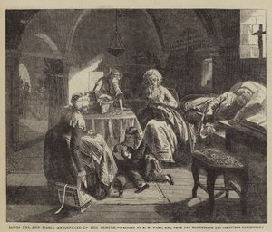 Louis XVI og Marie Antoinette i templet af Edgar Melville Ward