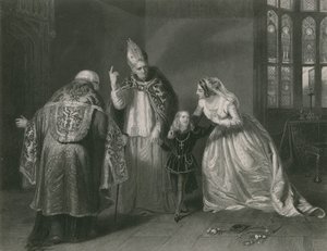 Dronning Elizabeth og hertugen af York, kong Richard III