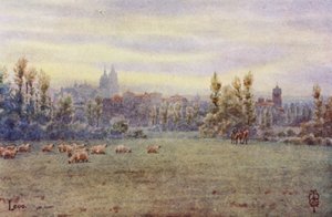 Nordspanien: Leon, fra Pajares-vejen (farve litho) af Edgar T. A. Wigram