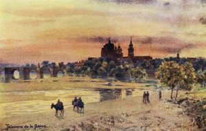 Nordspanien: Fra bredden af ​​Tejo (farvemedlemmer) af Edgar T. A. Wigram