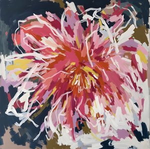Livlig abstrakt blomst