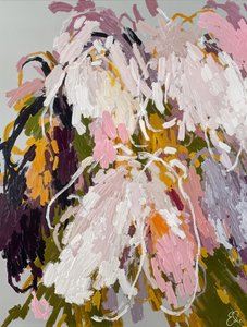 Livlige abstrakte blomster af Edie