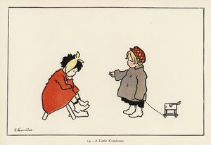 En lille talsmand (farve litho)