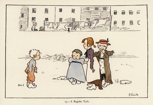 En almindelig tyrker (farve litho)