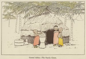 Centralafrika, familien churn af Edith Farmiloe