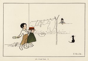 Cruel Lads I (farve litho)