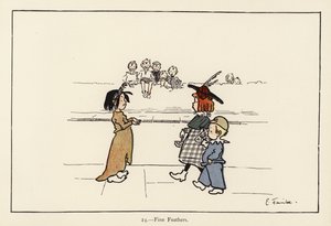 Fine fjer (farve litho)
