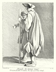 Blind mand fra Quinze-Vingts Hospital (gravering)