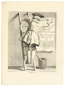 Plakaten, ca. 1737-1746 af Edmé Bouchardon