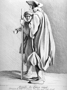 The Blind of Quinze-Vingts Hospital i Paris af Edmé Bouchardon