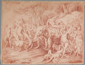 Triumphzug des Bacchus af Edmé Bouchardon