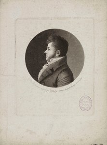 Portræt af Marie-Henri Beyle, dit Stendhal 1783-1842.