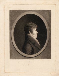 Portræt af dirigenten og komponisten Gaspare Spontini 1774-1851.