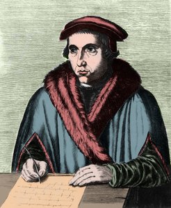 Portræt af Juan Luis Vives, spansk humanist og filosof (1492-1540).