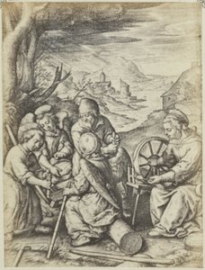Fotoreproductie graveringsvogn Sektionerne Sektioner (titel på objekt) af Edmond Fierlants