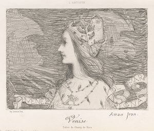Venedig af Edmond François Aman Jean