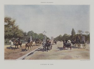 Indgang til Bois de Boulogne