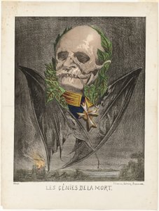 Wilhelm I, konge af Preussen, fra Les Génies de la Mort af Edmond Guilliaume