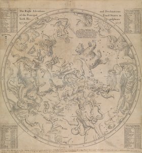 De vigtigste fiksstjerners rette opstigninger og deklinationer i begge halvkugler til år 1678 af Edmond Halley