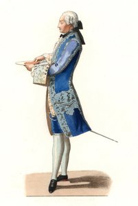 Charles Rosalie de Rohan Chabot (1740-1813), greve af Jarnac, efter et maleri fra 1777 af Olivier - Litografi fra en illustration af Edmond Lechevallier-Chevignard (1825-1902), fra "Costumes historiques des 16e" af Edmond Lechevallier Chevignard