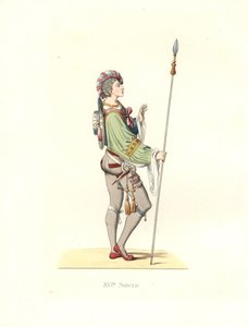 flamsk militærbetjent af Edmond Lechevallier Chevignard