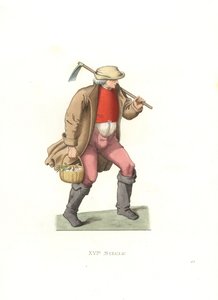 fransk arbejder af Edmond Lechevallier Chevignard