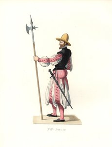 tysk lejesoldat af Edmond Lechevallier Chevignard